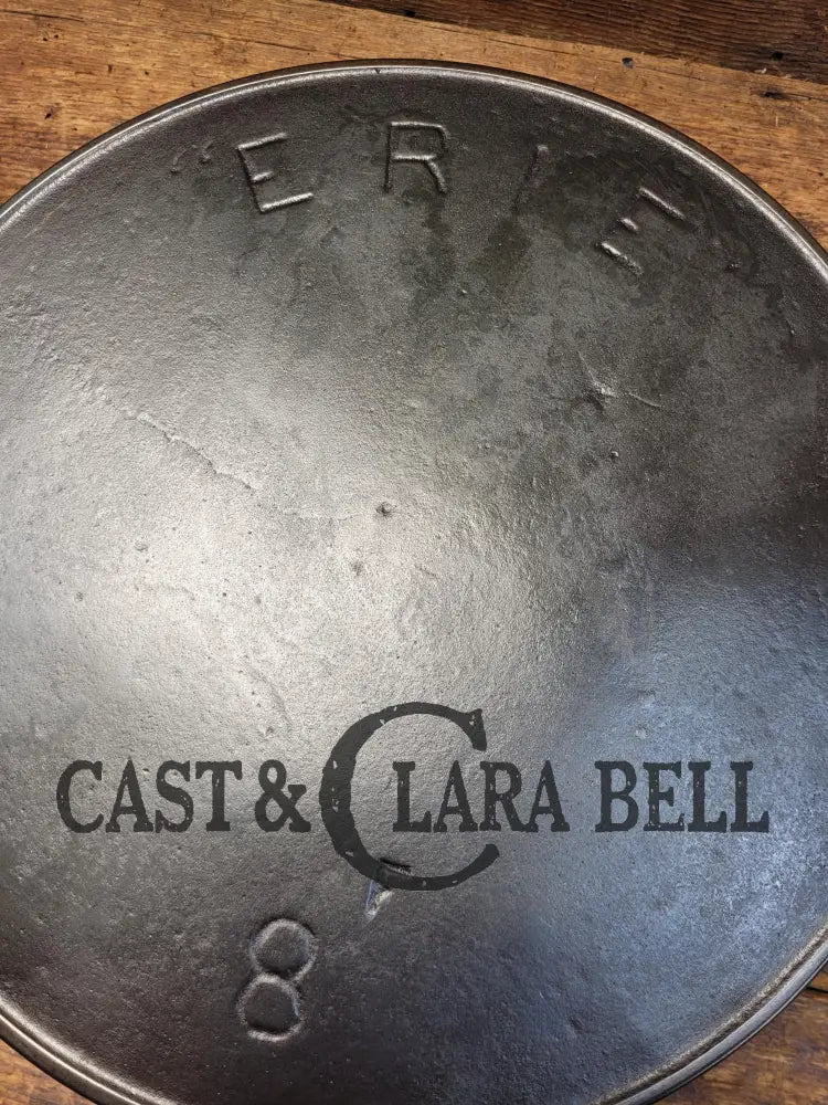 Rare! 1895-1910 2Nd Series Erie #8 (Griswold) W Heat Ring And Likely Starfish Makers Mark! Don’t