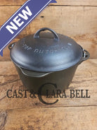 Rare 1920’s Griswold #8 Tite-Top Cast Iron DEEP Dutch Oven 1298 and Matching High Dome Raised Logo lid. VERY cool.