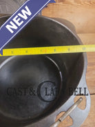 Rare 1920’s Griswold #8 Tite-Top Cast Iron DEEP Dutch Oven 1298 and Matching High Dome Raised Logo lid. VERY cool.