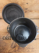 Rare 1920’s Griswold #8 Tite-Top Cast Iron DEEP Dutch Oven 1298 and Matching High Dome Raised Logo lid. VERY cool.