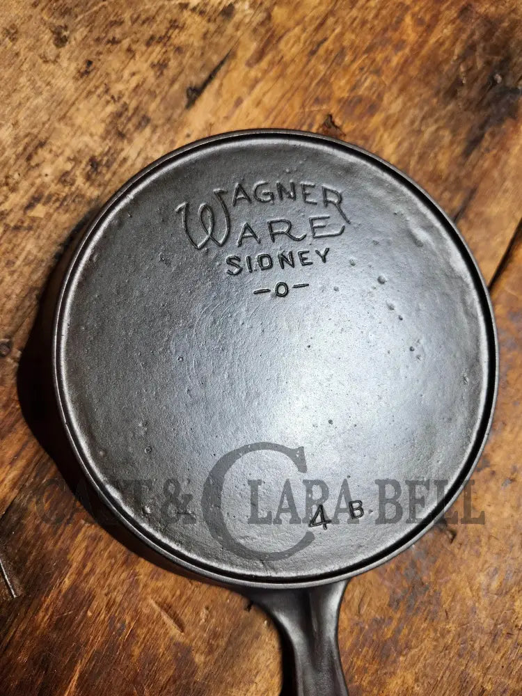 Rare! 1920S Wagner #4 Skillet With Heat Ring 4 B