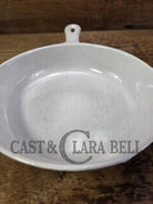 Rare and Cool story! White enameled BSR Red Mountain Series #5 Skillet with Heat Ring. Finished in the 70’s by a third