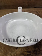 Rare and Cool story! White enameled BSR Red Mountain Series #5 Skillet with Heat Ring. Finished in the 70’s by a third