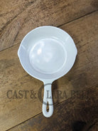 Rare and Cool story! White enameled BSR Red Mountain Series #5 Skillet with Heat Ring. Finished in the 70’s by a third