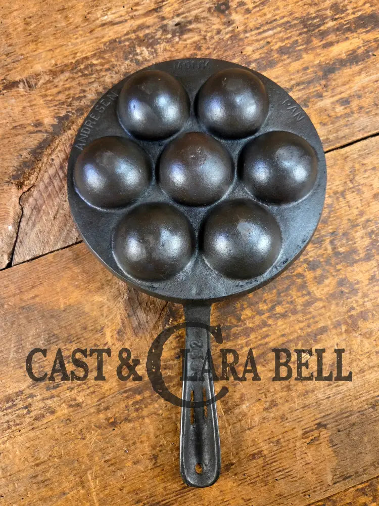 Rare and so cool! 1920’s era Griswold made Alfred Andresen Munk Pan No. 2992 Cast Iron Munk Pan Skillet