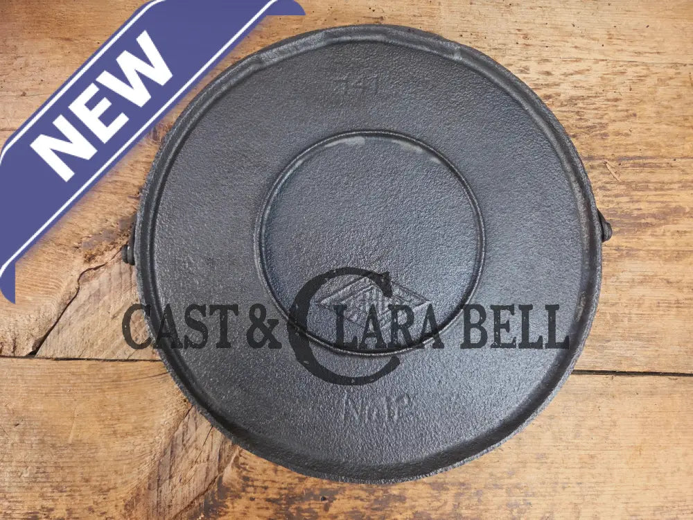 Rare find! 1890’s Griswold’s Erie #12 Bailed Round Cast Iron Diamond Logo Griddle. Very hard to find! Griddle