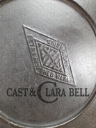 Rare find! 1890’s Griswold’s Erie #9 Cast Iron Diamond Logo Griddle. This was a very limited style. Gorgeous! Griddle