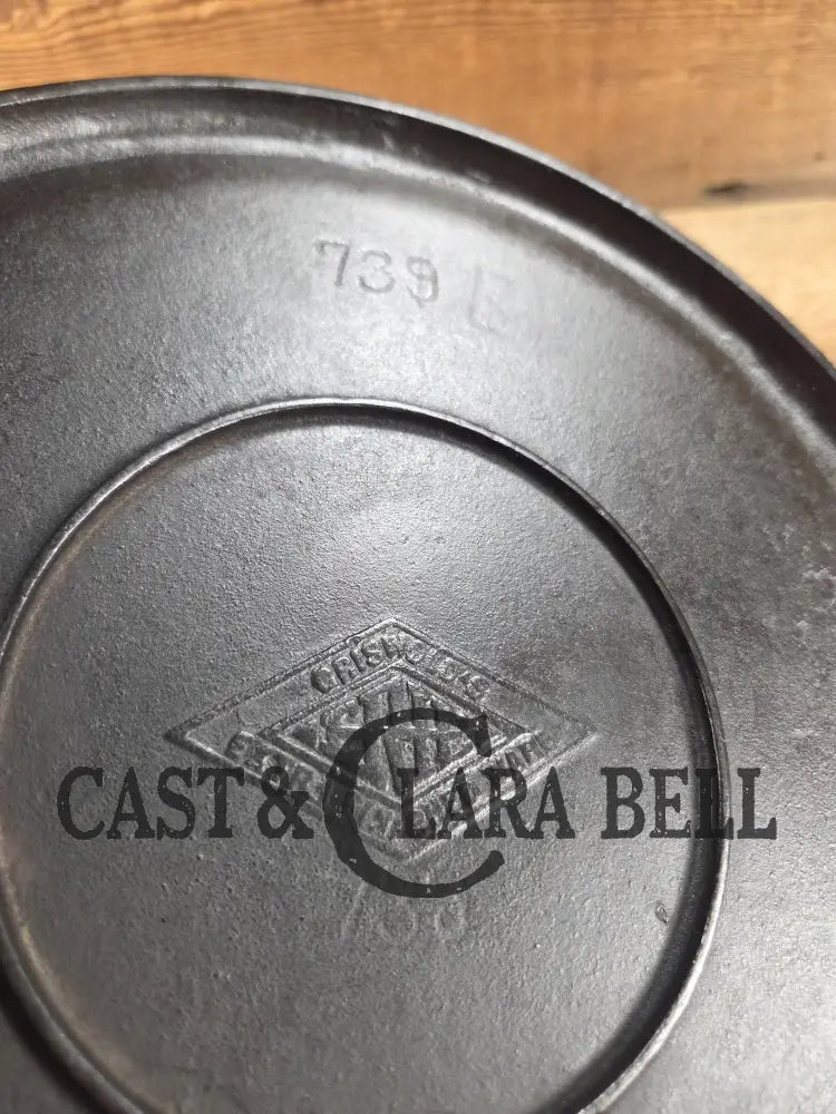 Rare find! 1890’s Griswold’s Erie #9 Cast Iron Diamond Logo Griddle. This was a very limited style. Gorgeous! Griddle