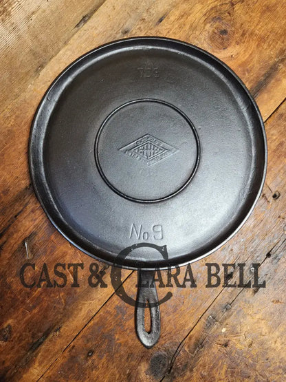 Rare Find! 1890S Griswolds Erie Cast Iron Diamond Logo Skillet. Gorgeous! Skillet