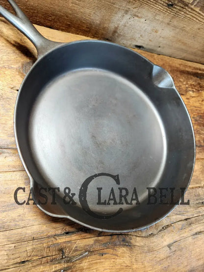 Rare Find #9 Griswold ’Erie’ First Series! 1890’S Era Cast Iron Skillet Ready To Use! These