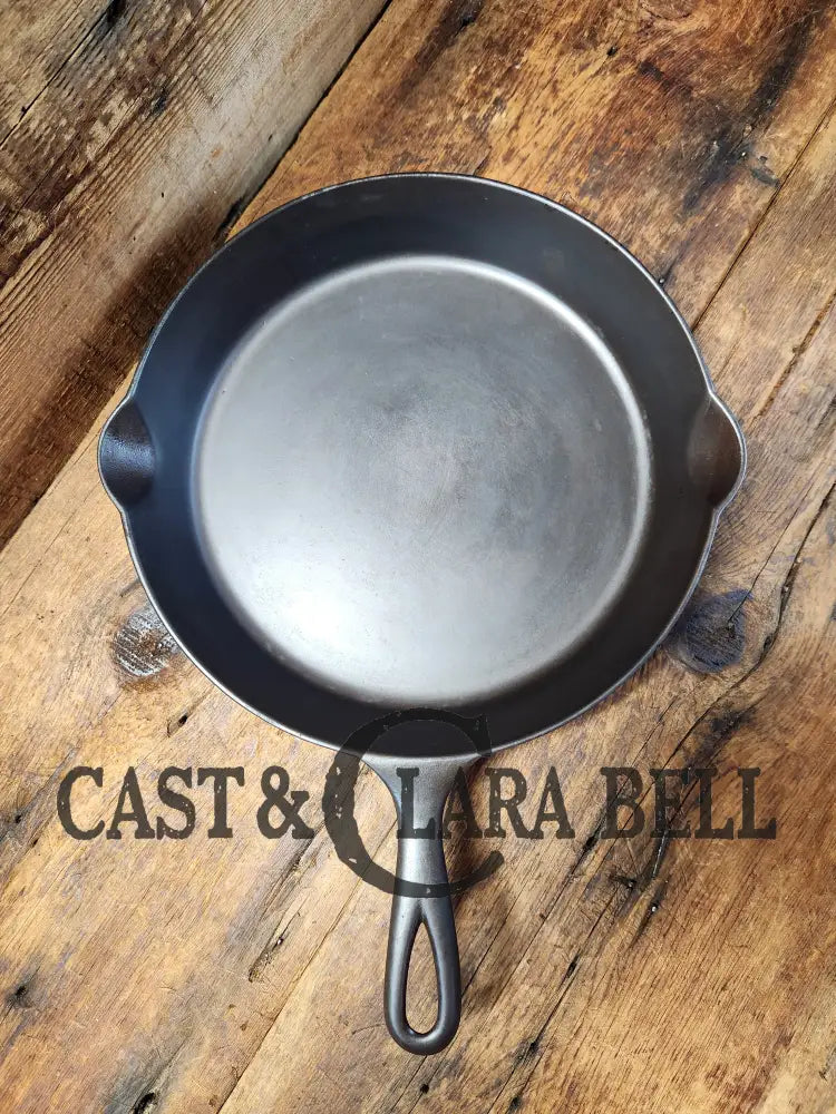 Rare Find #9 Griswold ’Erie’ First Series! 1890’S Era Cast Iron Skillet Ready To Use! These