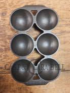 Rare! Fully Marked Griswold #19 Brownie Cake Pan 6 cup Erie PA USA. No. 966 - Bakeware