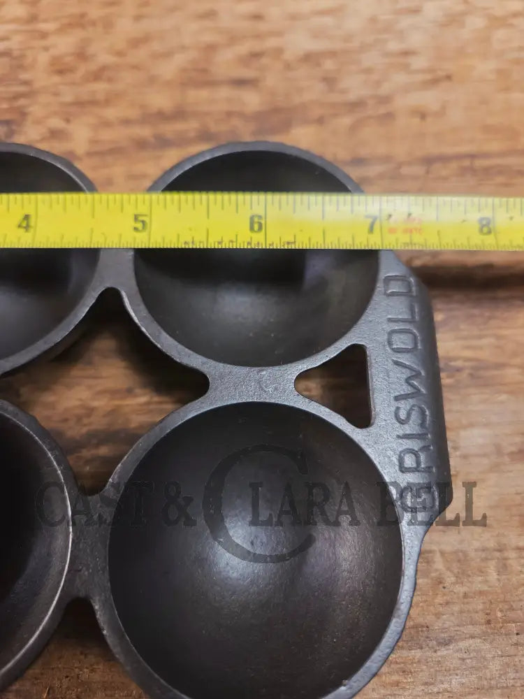 Rare! Fully Marked Griswold #19 Brownie Cake Pan 6 cup Erie PA USA. No. 966 - Bakeware
