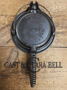 RARE Griswold #7 Waffle Iron with Short Base and Alaskan Handles Patt. 146 N The Griswold Mfg. Co. Erie PA USA Waffle