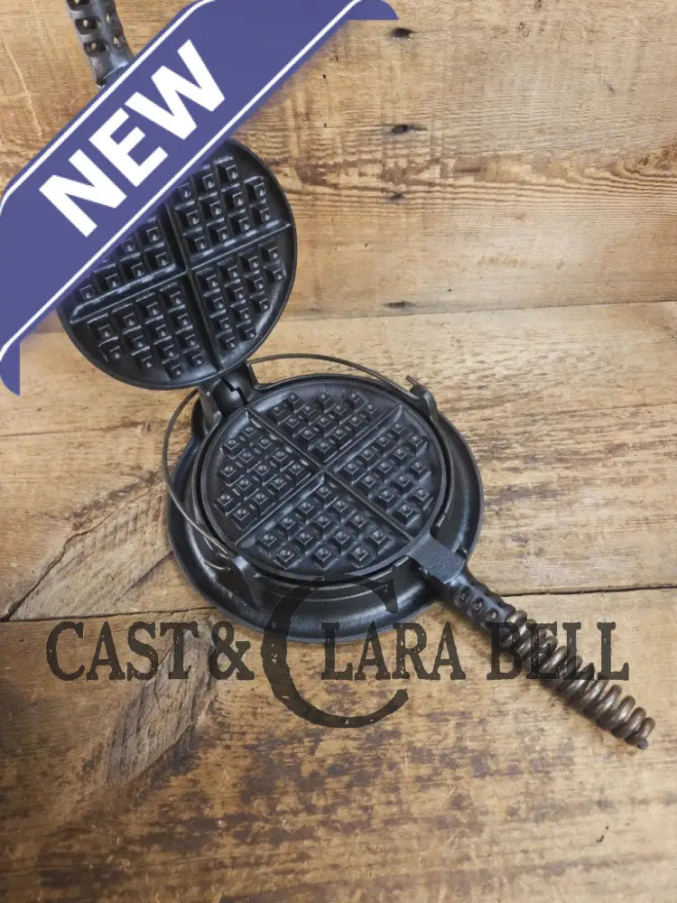 RARE Griswold #7 Waffle Iron with Short Base and Alaskan Handles Patt. 146 N The Griswold Mfg. Co. Erie PA USA Waffle