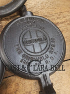 RARE Griswold #7 Waffle Iron with Short Base and Alaskan Handles Patt. 146 N The Griswold Mfg. Co. Erie PA USA Waffle