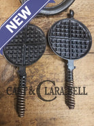 RARE Griswold #7 Waffle Iron with Short Base and Alaskan Handles Patt. 146 N The Griswold Mfg. Co. Erie PA USA Waffle