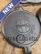 RARE Griswold #7 Waffle Iron with Short Base and Alaskan Handles Patt. 146 N The Griswold Mfg. Co. Erie PA USA Waffle