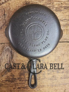 Rare! Griswold specialty skillet. 1930’s ’Cliff’ Cornell Egg Skillet The Cleveland Flux Co Skillet