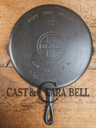 Scare to find BIG Skillet! 1920’s Griswold #10 Skillet with Large Block Logo 716 Fully restored. Getting harder to