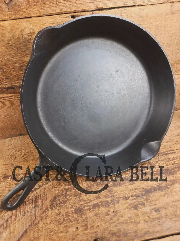 Scare to find BIG Skillet! 1920’s Griswold #10 Skillet with Large Block Logo 716 Fully restored. Getting harder to