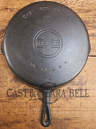 Scare to find BIG Skillet! 1920’s Griswold #10 Skillet with Large Block Logo 716 Fully restored. Getting harder to