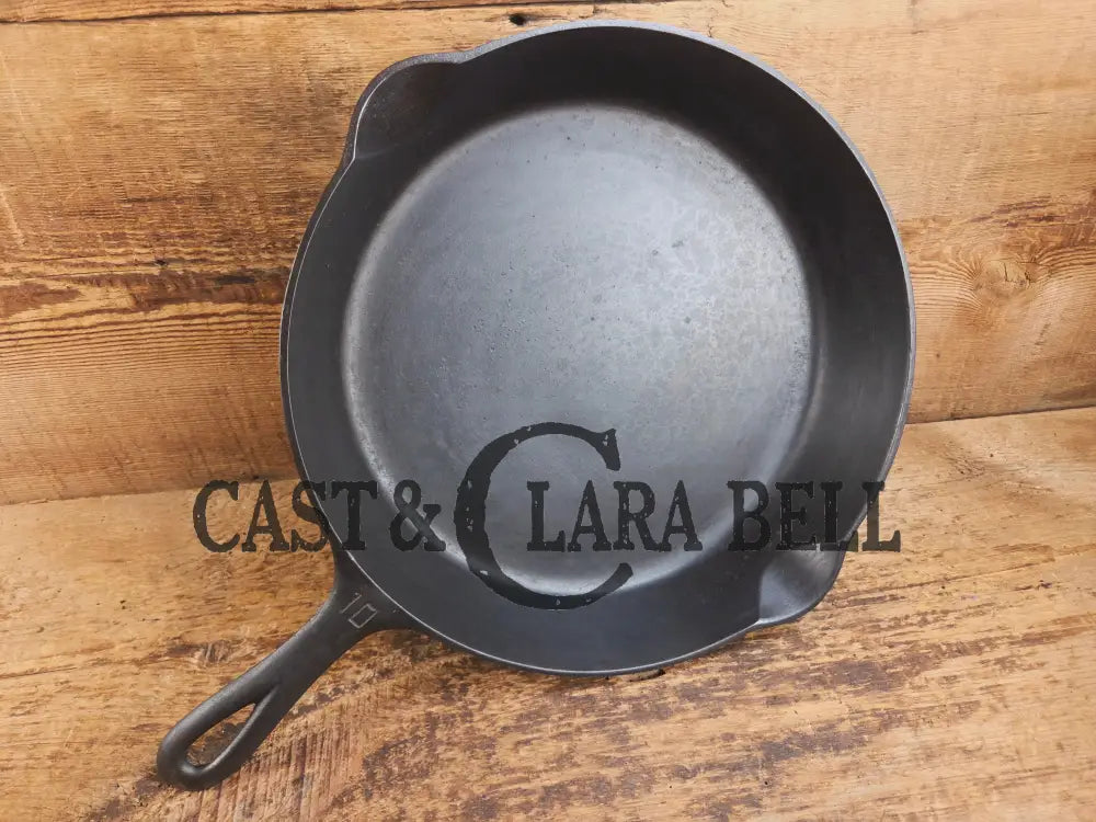 Scare to find BIG Skillet! 1920’s Griswold #10 Skillet with Large Block Logo 716 Fully restored. Getting harder to