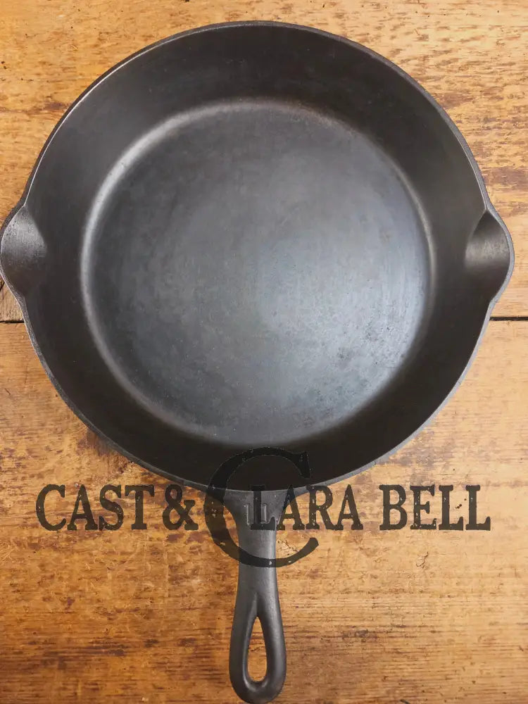 Scare to find BIG Skillet! 1920’s Griswold #10 Skillet with Large Block Logo 716 Fully restored. Getting harder to