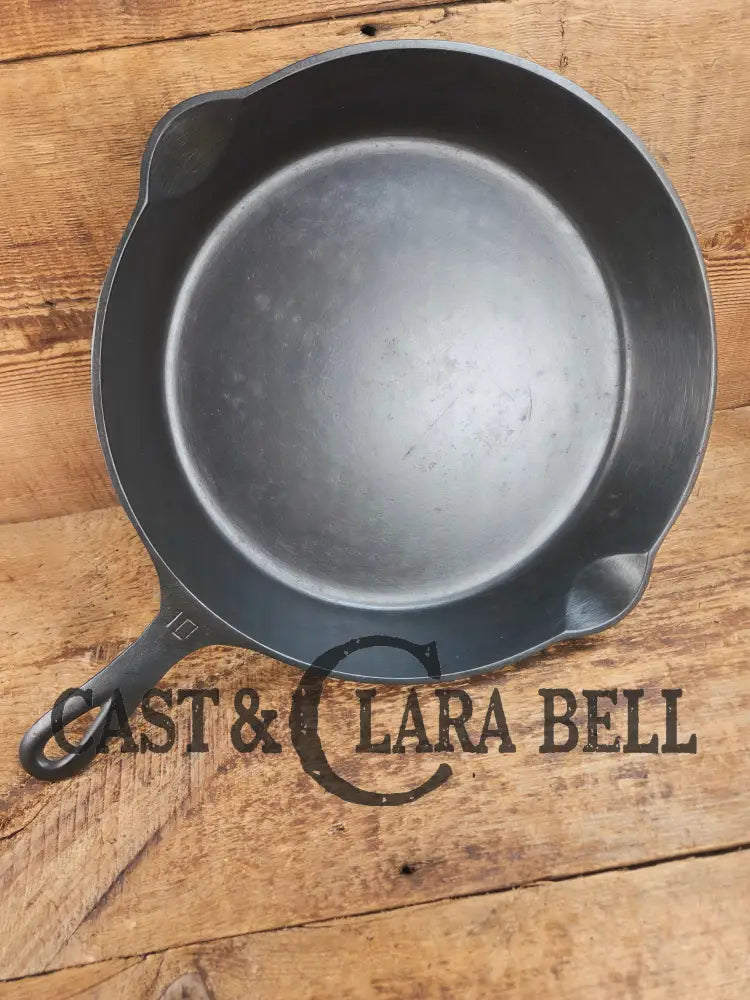 Scare to find BIG Skillet! 1920’s Griswold #10 Skillet with Large Block Logo 716 Fully restored. Getting harder to