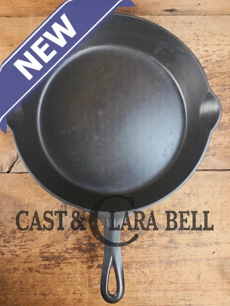 Scare to find BIG Skillet! 1920’s Griswold #10 Skillet with Large Block Logo 716 Fully restored. Getting harder to