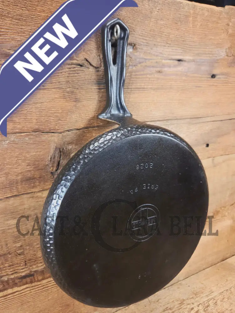 Show Stopper! Custom made Griswold 2028 Hammered Griddle! Made from a reclaimed hard to find Hammered Deep Skillet.