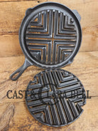 Show stopper! Hard to find Complete Griswold Double Broiler! Amazing piece of Americana! Perfect for searing by the