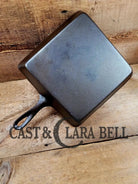Sleek And Elegant Mid 1900’S Lodge ’Blob 2’’ Square Skillet. Versatile Pan For Your