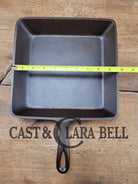 Sleek And Elegant Mid 1900’S Lodge ’Blob 2’’ Square Skillet. Versatile Pan For Your