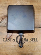 Sleek And Elegant Mid 1900’S Lodge ’Blob 2’’ Square Skillet. Versatile Pan For Your