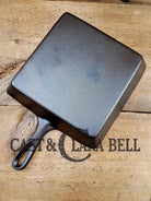 Sleek And Elegant Mid 1900’S Lodge ’Blob 2’’ Square Skillet. Versatile Pan For Your