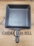 Sleek And Elegant Mid 1900’S Lodge Square Cast Iron Skillet. Sqsk #8 Markings. Versatile Pan For