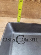 Sleek And Elegant Mid 1900’S Lodge Square Cast Iron Skillet. Sqsk #8 Markings. Versatile Pan For
