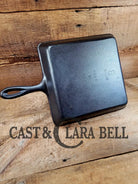 Sleek And Elegant Mid 1900’S Lodge Square Cast Iron Skillet. Sqsk #8 Markings. Versatile Pan For