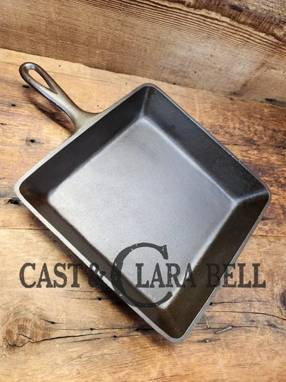 Sleek And Elegant Mid 1900’S Lodge Square Skillet. Versatile Pan For Your Arsenal! Skillet