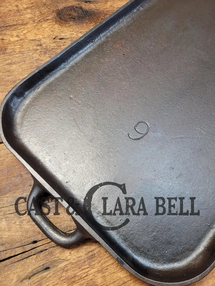 So Cool! 1920’S Favorite #9 Long Griddle With ’Buttered Over’ Smiley Logo