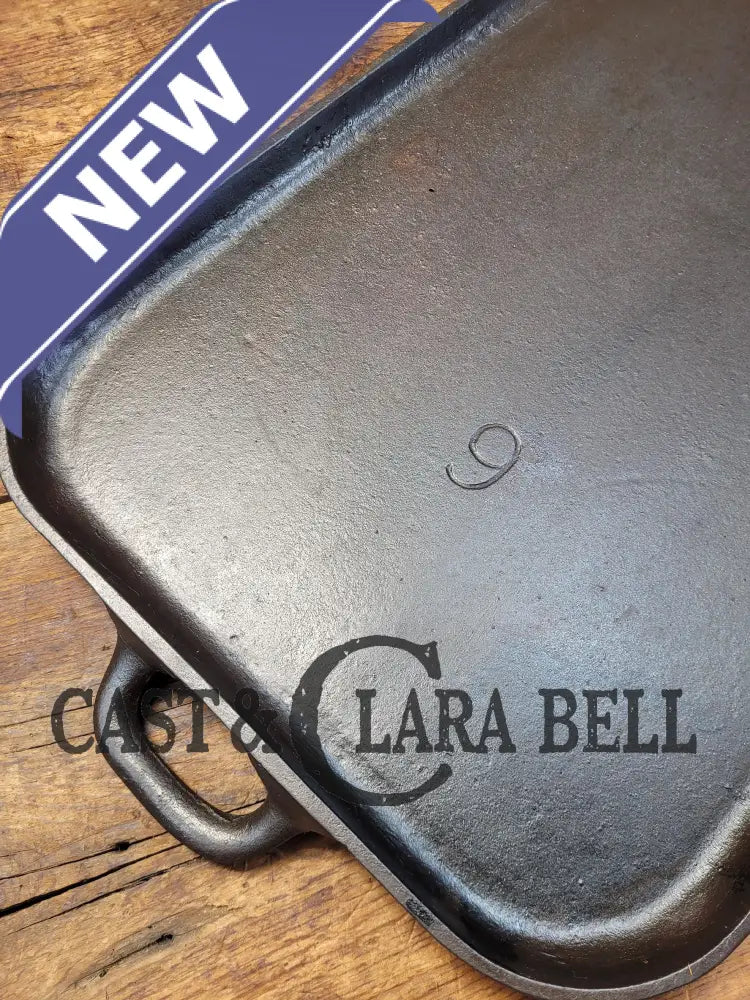 So Cool! 1920’S Favorite #9 Long Griddle With ’Buttered Over’ Smiley Logo