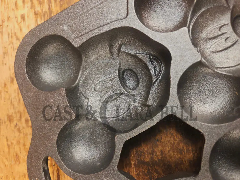 So cool! Lodge made Mickey Mouse Gem Pan. Makes great mini cakes! - Bakeware