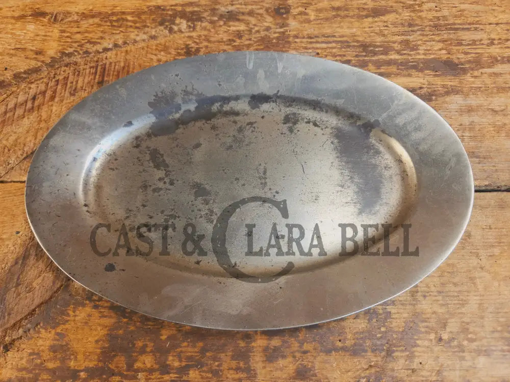 So cool & not common! Griswold #849 Size 9 ’Steak Platter’. Very cool for the dinner table - Skillet