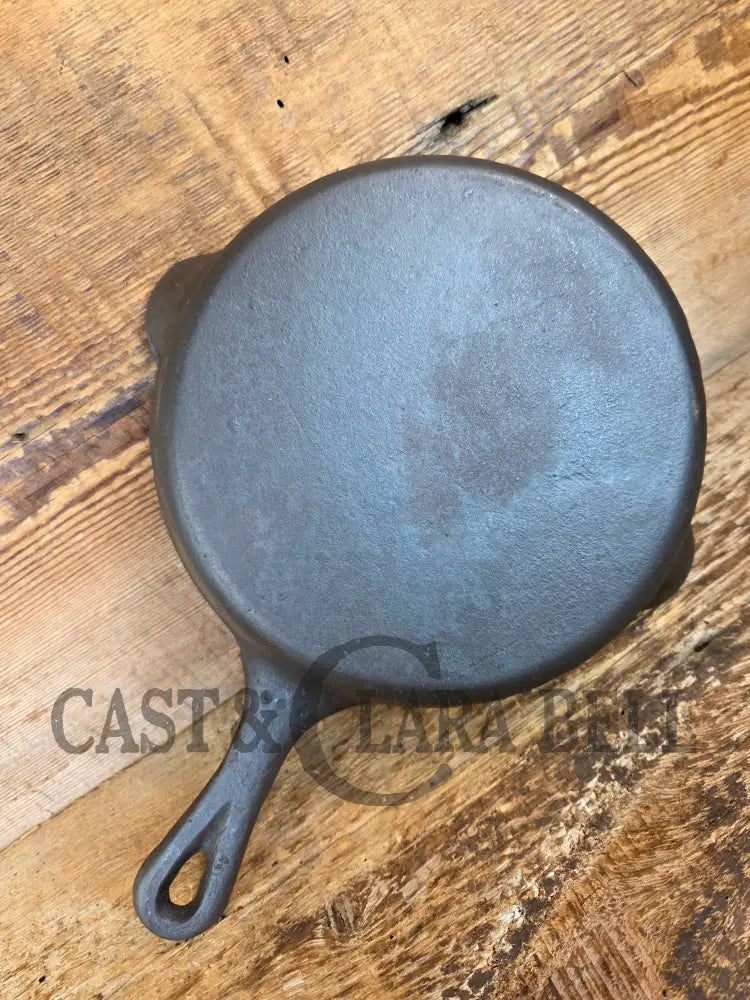 So cool! The ’hammered ugly’ #5 cast iron skillet. Maker Unknown great for sides! - Skillet