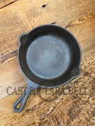So cool! The ’hammered ugly’ #5 cast iron skillet. Maker Unknown great for sides! - Skillet