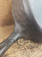 So cool! The ’hammered ugly’ #5 cast iron skillet. Maker Unknown great for sides! SC24 Skillet