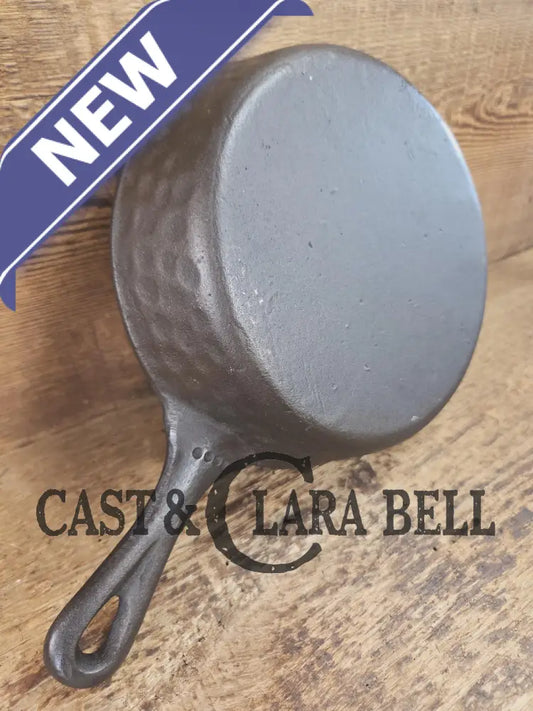 So cool! The ’hammered ugly’ #5 cast iron skillet. Maker Unknown great for sides! SC24 Skillet