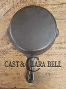 So cool! The ’hammered ugly’ #5 cast iron skillet. Maker Unknown great for sides! SC24 Skillet