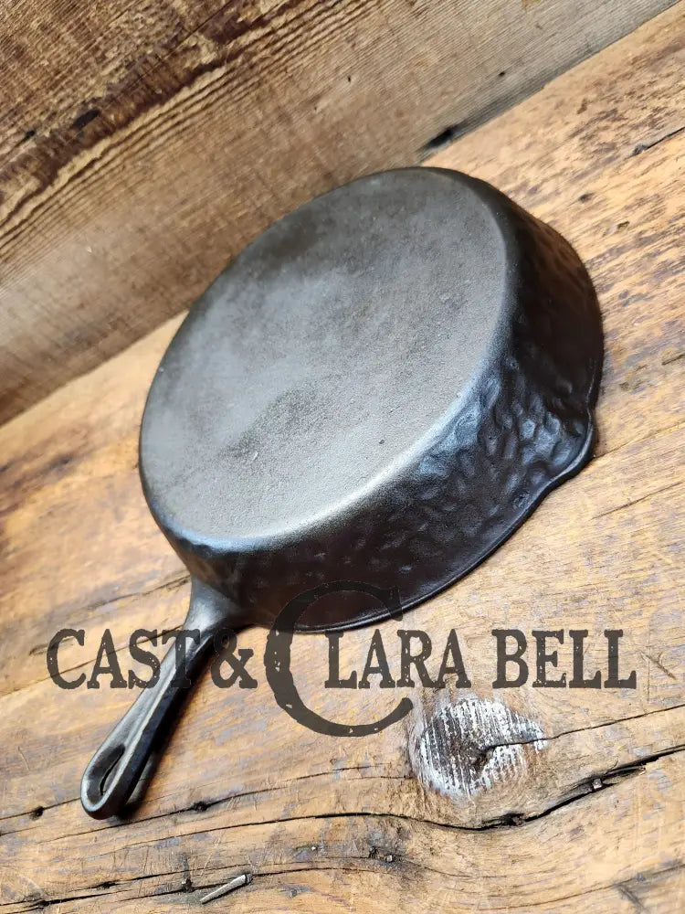 So Cool! The ’Hammered Ugly’ #8 Cast Iron Skillet. Maker Unknown Great For Sides! Sc24 Skillet